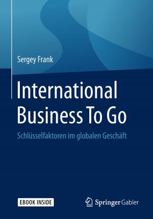 Cover of the book International Business To Go by Christoph Moss, Jill-Catrin Heurich