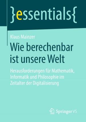 Cover of the book Wie berechenbar ist unsere Welt by Sabrina Volk
