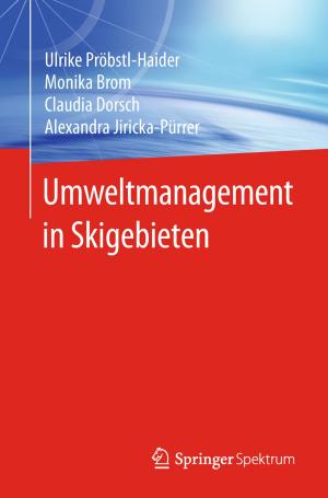 Book cover of Umweltmanagement in Skigebieten