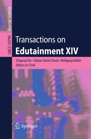 Cover of the book Transactions on Edutainment XIV by Ramón Quiza, Omar López-Armas, J. Paulo Davim