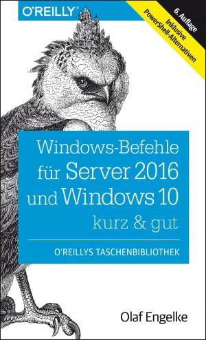 Book cover of Windows-Befehle für Server 2016 und Windows 10 – kurz & gut