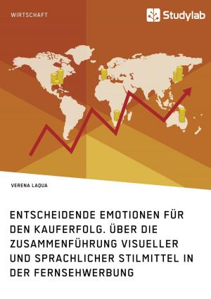 Cover of the book Entscheidende Emotionen für den Kauferfolg. Über die Zusammenführung visueller und sprachlicher Stilmittel in der Fernsehwerbung by Bahar Eker