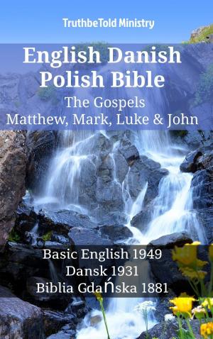 bigCover of the book English Danish Polish Bible - The Gospels - Matthew, Mark, Luke & John by 