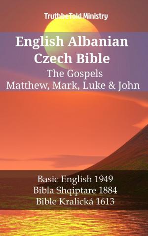Cover of the book English Albanian Czech Bible - The Gospels - Matthew, Mark, Luke & John by Rainer Köpf