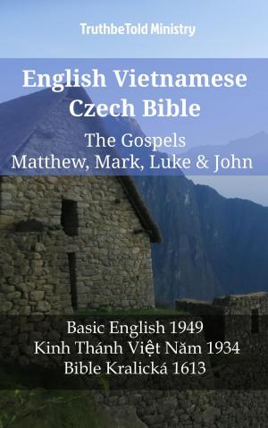 Cover of the book English Vietnamese Czech Bible - The Gospels - Matthew, Mark, Luke & John by TruthBeTold Ministry, Noah Webster