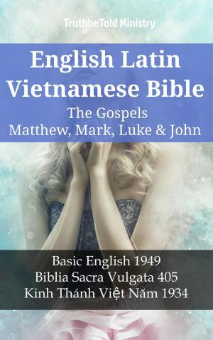 Book cover of English Latin Vietnamese Bible - The Gospels - Matthew, Mark, Luke & John