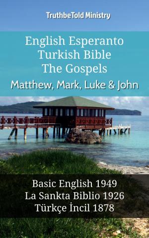 Cover of the book English Esperanto Turkish Bible - The Gospels - Matthew, Mark, Luke & John by TruthBeTold Ministry