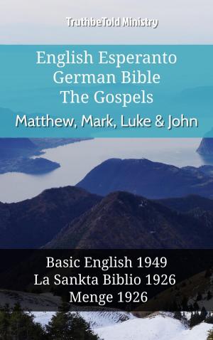 bigCover of the book English Esperanto German Bible - The Gospels - Matthew, Mark, Luke & John by 