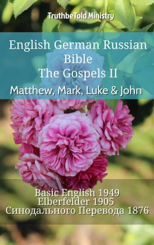 bigCover of the book English German Russian Bible - The Gospels II - Matthew, Mark, Luke & John by 
