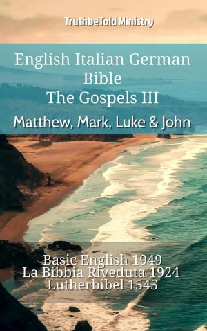 Cover of the book English Italian German Bible - The Gospels III - Matthew, Mark, Luke & John by King James