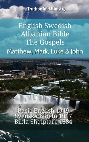 bigCover of the book English Swedish Albanian Bible - The Gospels - Matthew, Mark, Luke & John by 
