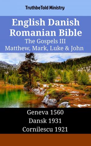 Cover of the book English Danish Romanian Bible - The Gospels III - Matthew, Mark, Luke & John by Evenpath Press