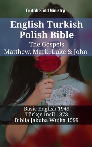 Book cover of English Turkish Polish Bible - The Gospels - Matthew, Mark, Luke & John