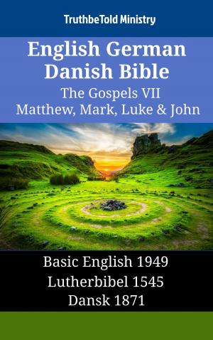 Cover of the book English German Danish Bible - The Gospels VII - Matthew, Mark, Luke & John by Rebecca A. Goodrich