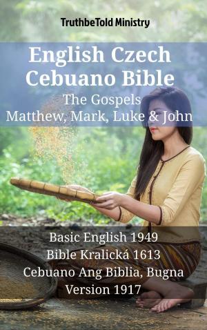 Cover of the book English Czech Cebuano Bible - The Gospels - Matthew, Mark, Luke & John by Luann Rogers