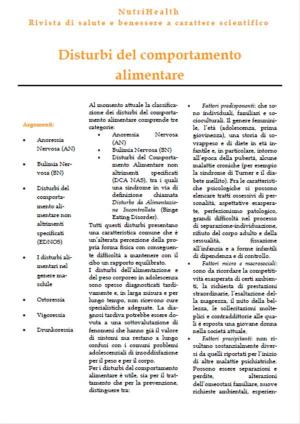 Cover of the book Disturbi del comportamento alimentare by Salute e Benessere