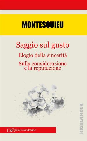 Cover of the book Saggio sul gusto by Edgar Allan Poe