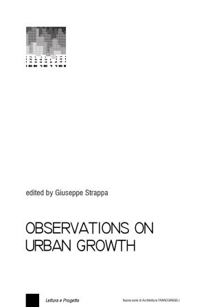 Cover of the book Observations on urban growth by Manuela Tirelli, Andrea Mosconi, Mauro Gonzo