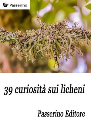 Book cover of 39 curiosità sui licheni