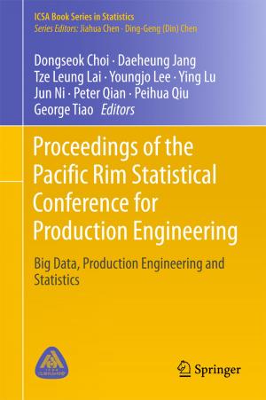 Cover of the book Proceedings of the Pacific Rim Statistical Conference for Production Engineering by Indraneel Suhas Zope