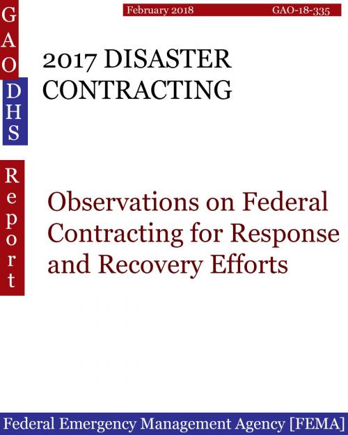 Cover of the book 2017 DISASTER CONTRACTING by Hugues Dumont, Hugues DUMONT
