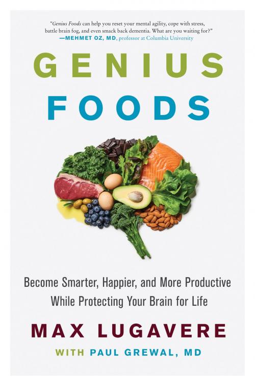 Cover of the book Genius Foods by Max Lugavere, Paul Grewal M.D., Harper Wave