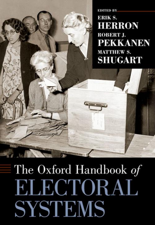 Cover of the book The Oxford Handbook of Electoral Systems by , Oxford University Press