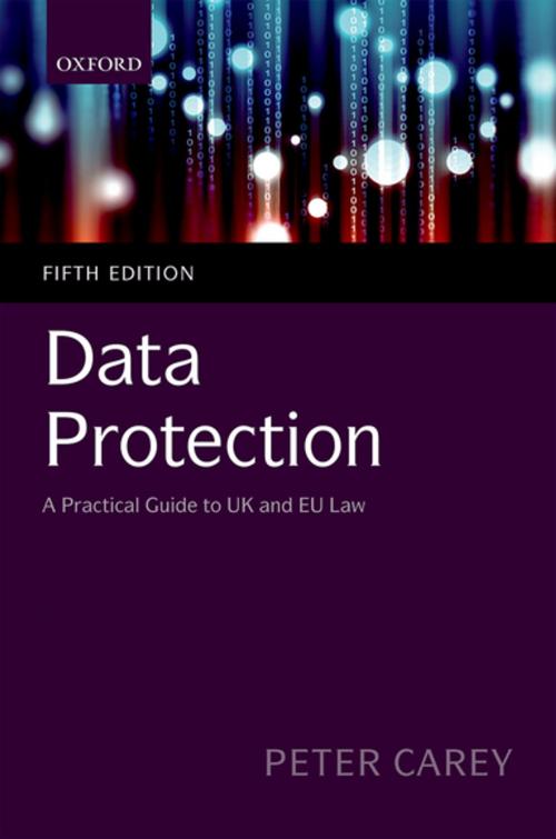 Cover of the book Data Protection by Peter Carey, OUP Oxford