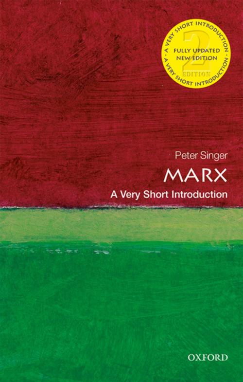 Cover of the book Marx: A Very Short Introduction by Peter Singer, OUP Oxford