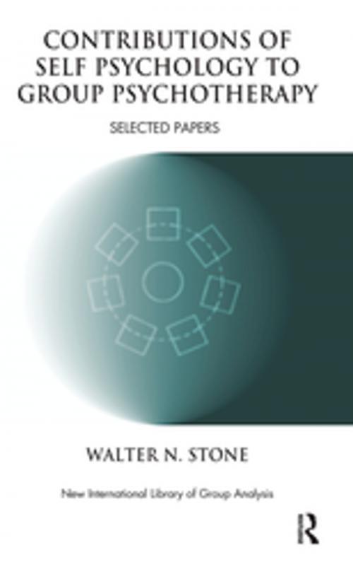 Cover of the book Contributions of Self Psychology to Group Psychotherapy by Walter N. Stone, Taylor and Francis