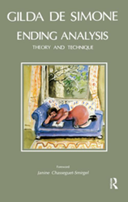 Cover of the book Ending Analysis by Gilda De Simone, Taylor and Francis