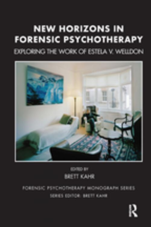 Cover of the book New Horizons in Forensic Psychotherapy by Brett Kahr, Taylor and Francis