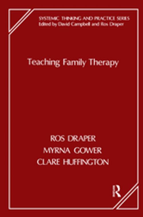 Cover of the book Teaching Family Therapy by , Taylor and Francis