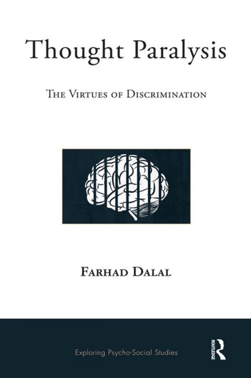 Cover of the book Thought Paralysis by Farhad Dalal, Taylor and Francis