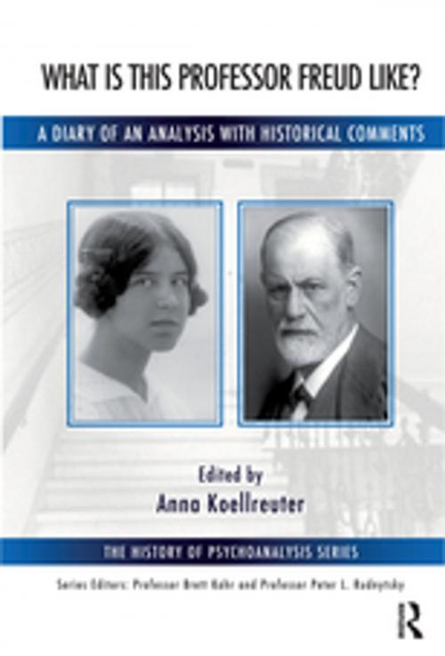 Cover of the book What is this Professor Freud Like? by Anna Koellreuter, Taylor and Francis