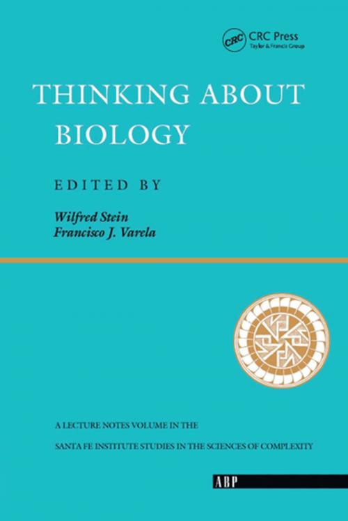 Cover of the book Thinking About Biology by Wilfred Stein, CRC Press