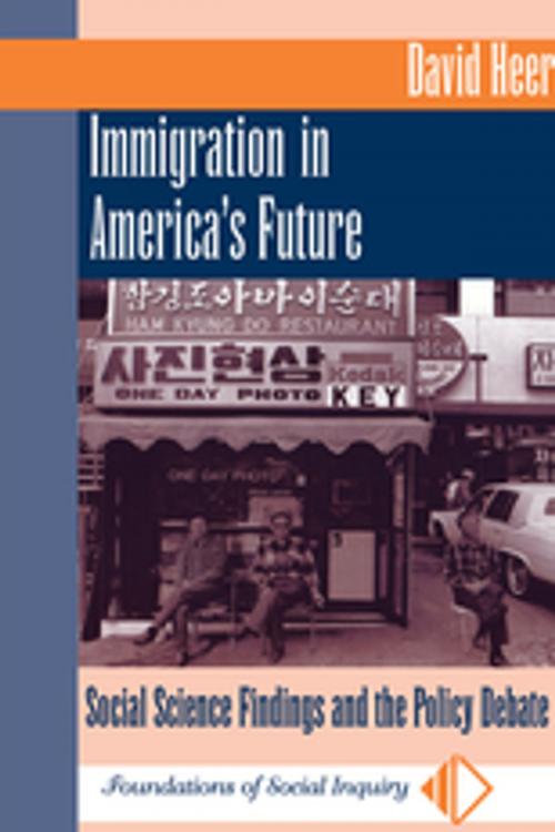 Cover of the book Immigration In America's Future by David Heer, Taylor and Francis