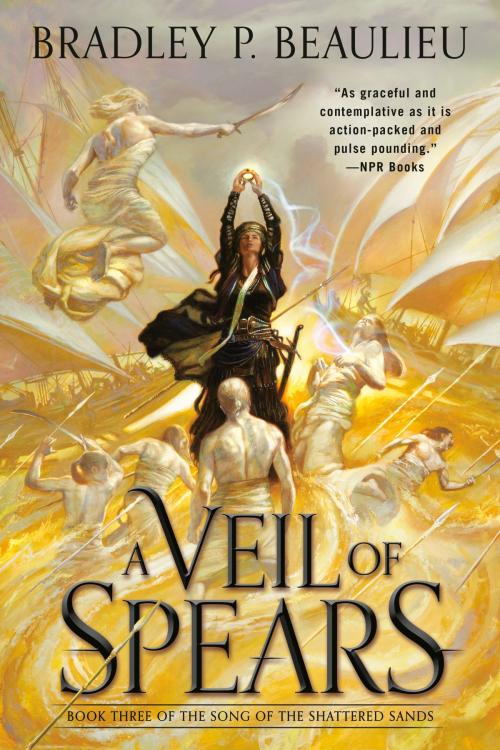 Cover of the book A Veil of Spears by Bradley P. Beaulieu, DAW