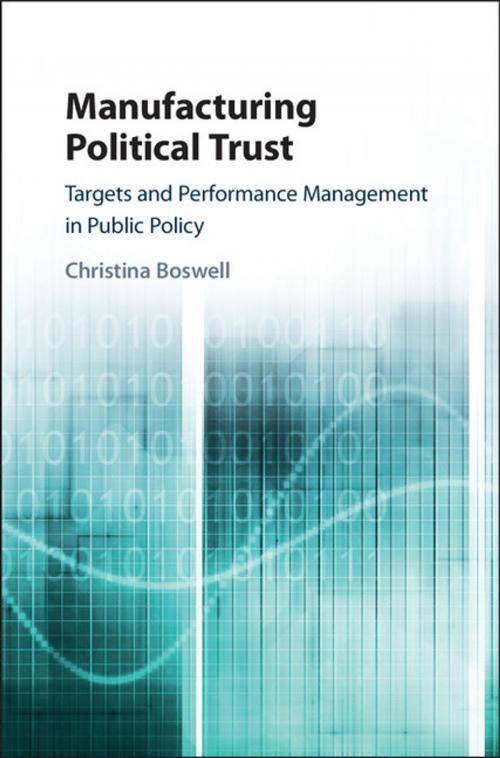 Cover of the book Manufacturing Political Trust by Christina Boswell, Cambridge University Press