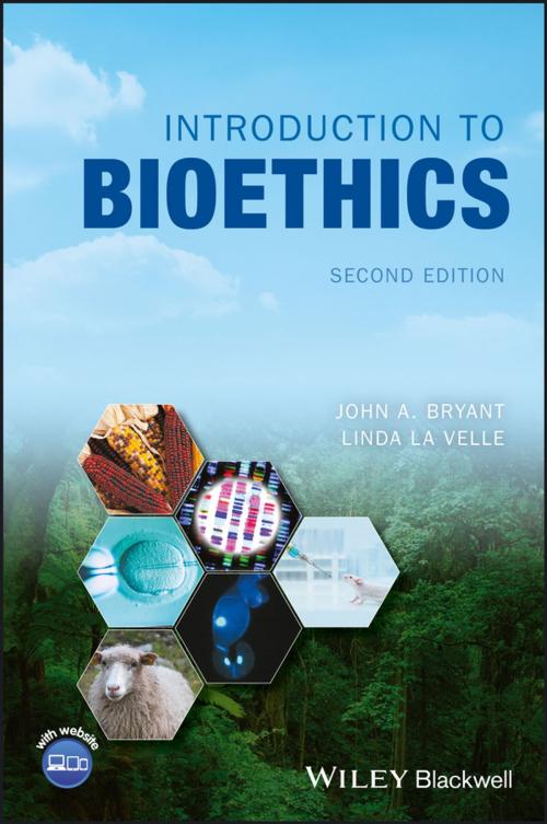 Cover of the book Introduction to Bioethics by John A. Bryant, Linda Baggott la Velle, Wiley