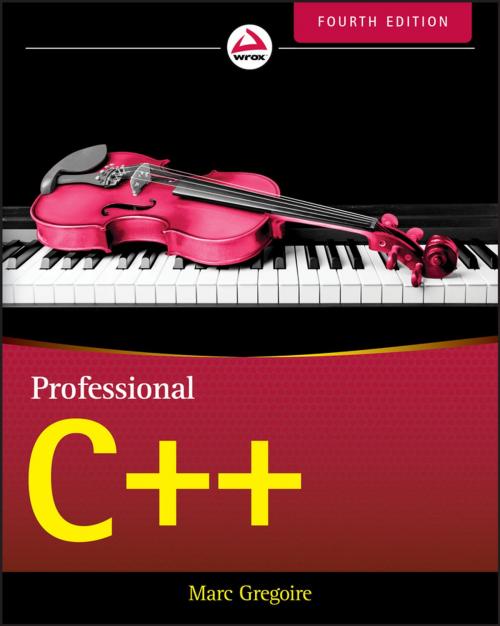 Cover of the book Professional C++ by Marc Gregoire, Wiley
