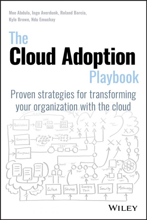 Cover of the book The Cloud Adoption Playbook by Moe Abdula, Ingo Averdunk, Roland Barcia, Kyle Brown, Ndu Emuchay, Wiley