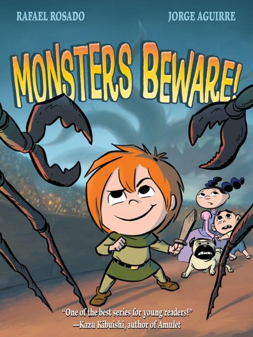 Cover of the book Monsters Beware! by Jorge Aguirre, First Second