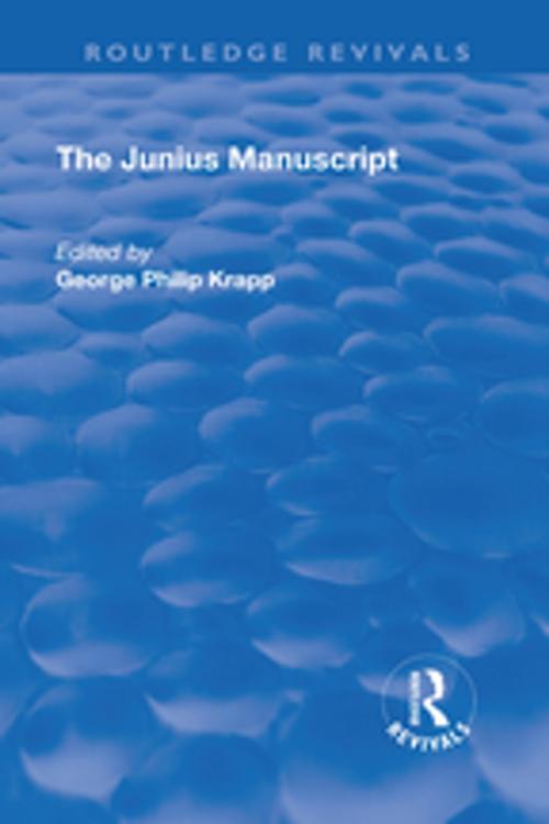 Cover of the book Revival: The Junius Manuscript (1931) by George Philip Krapp, Taylor and Francis