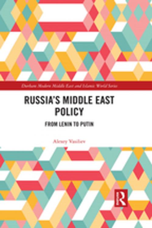 Cover of the book Russia's Middle East Policy by Alexey Vasiliev, Taylor and Francis
