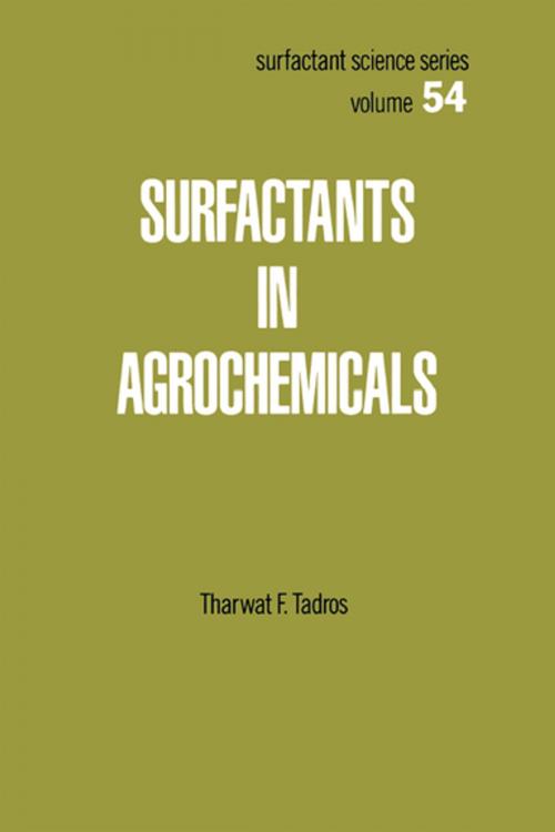 Cover of the book Surfactants in Agrochemicals by TharwatF. Tadros, CRC Press