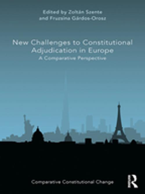 Cover of the book New Challenges to Constitutional Adjudication in Europe by , Taylor and Francis