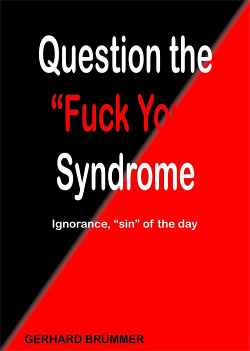 Cover of the book Question the Fuck You Syndrome by Gerhard Brummer, Gerhard Brummer