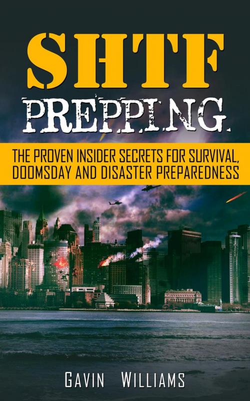 Cover of the book SHTF Prepping: The Proven Insider Secrets For Survival, Doomsday and Disaster Preparedness by Gavin Williams, Gavin Williams
