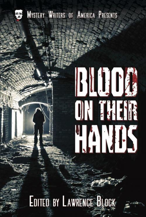 Cover of the book Blood on Their Hands by Brendan DuBois, Noreen Ayres, Shelley Costa, Tom Savage, Tracy Knight, Aileen Schumacher, Elaine Viets, G. Miki Hayden, Elaine Togneri, Henry Slesar, William E. Chambers, Stefanie Matteson, Charlotte Hinger, Dan Crawford, Rhys Bowen, Mat Coward, Marcia Talley, Elizabeth Foxwell, Jeremiah Healy, Mystery Writers of America